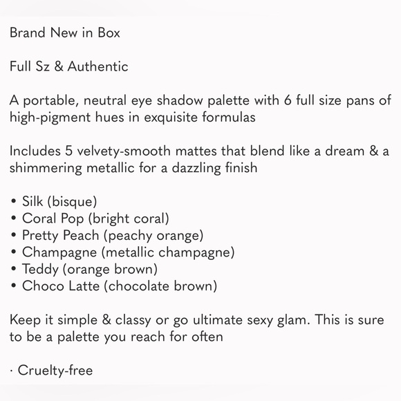 NIB Violet Voss Coral Pop Eyeshadow & Pressed Pigment - Picture 6 of 8